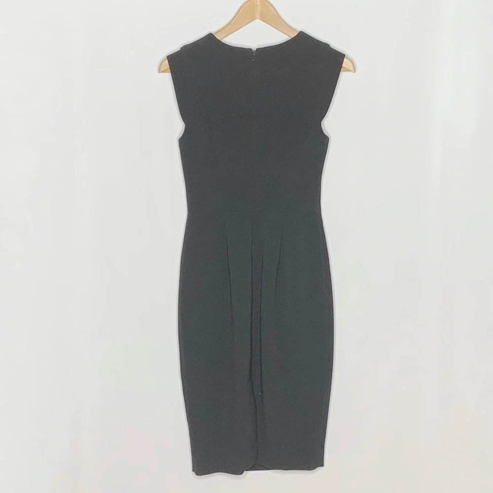 MARCIANO by Guess Retas Black Sheath Dress Keyhole Cocktail Size 2